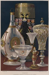16th Century Glassware (from Dictionnaire de Lameublement et de la Decoration by Henry Havard, Volume 4, Plate 61)