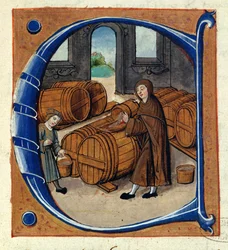 Wine Production in the Middle Ages, from the 