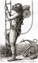 A 19th Century Deep Sea Diver, from 