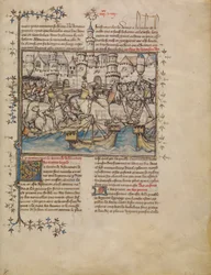 A Battle from the Trojan War, c.1390-1400