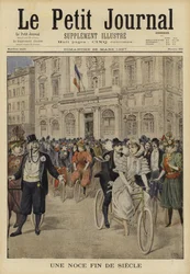 A Fin de Siecle wedding, France