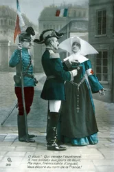 A Nun Receiving a Medal, World War One