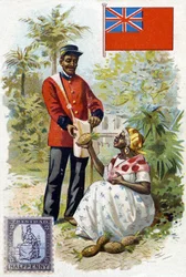 A Postman in Trinidad, late 19th century