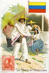 A Postman in Venezuela, late 19th century