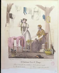 A Room on the Sixth Floor, engraved by Montoux and Cheyere, 1830
