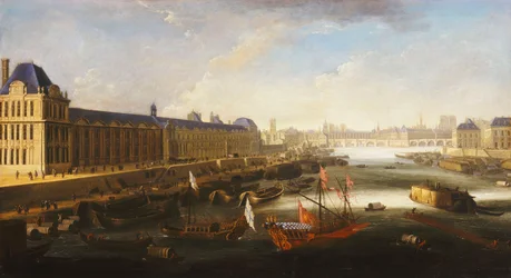 A View of Paris and the Seine Looking East from the Pont Barbier