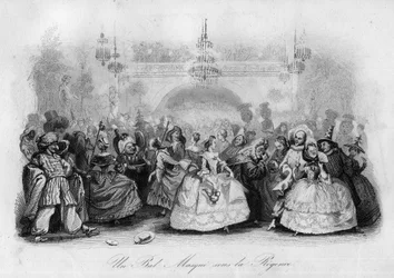 A masked ball under the regency (The carnival song by Marc-Antoine Madeleine Desaugiers)