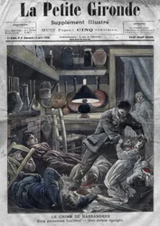 A family murdered: murder of the Leblond family by Caillard, in Nassandres, near Bernay. Cover of 