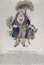 A man protected against cholera, c.1831