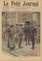 A soldier and head of his family