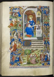 Fifteen Joys of the Virgin Mary, from Book of Hours (The Bedford Hours)