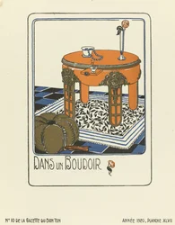 Advertisement for "In a Boudoir", published 1920