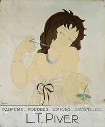 Advertisement for L.T. Pivert c.1900, designed by Ourtin