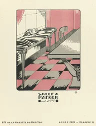 Advertisement for "Dining Room", published 1921