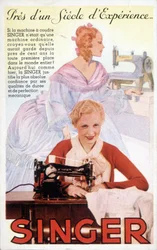 Advertising Card for Singer Sewing Machines