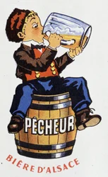 Advertising for Alsace beer 