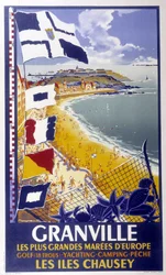 Advertising poster for Granville and the Chausey Islands, 20th century