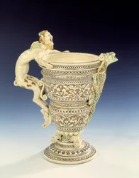 Ewer in Fine Faience of Saint Porchaire