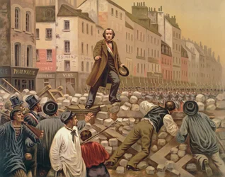 Alphonse Baudin on the Barricade of Faubourg Saint-Antoine, 3rd December 1851