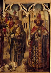 Altarpiece of the Parliament of Paris: (detail)