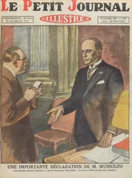 An Important Declaration by Benito Mussolini from Le Petit Journal, 25th December 1927