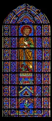 An Unidentified Figure with the Donor - a Mauclerc Below