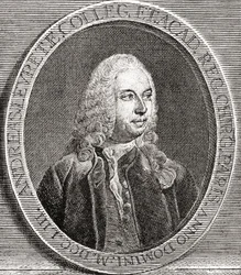 André Levret, 1703-1780. French Obstetrician. From Les Heures Libres published 1908.