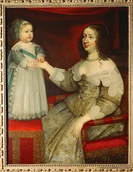 Anne of Austria and Louis XIV
