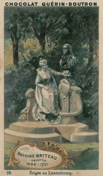 Antoine Watteau, Painter, 1684-1721, Erected at Luxembourg