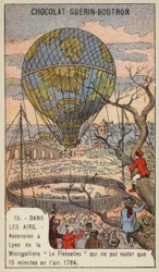 Ascent of the Balloon Le Flesselles, Lyon, France