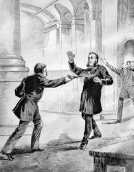 Assassination attempt on Jules Ferry (1832-1893), a French minister-president