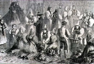 Augsburg Market in the 1860s