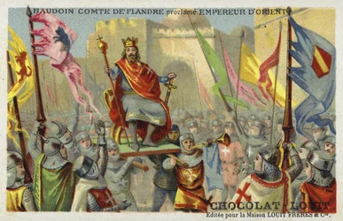 Baldwin IX, Count of Flanders, Declared Emperor of Constantinople, 1204