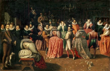 Ball at the Court of King Henri III of France, or Ball of the Duke of Alencon, 2nd half of the 16th century