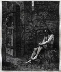 Balufeau imprisoned at the Bastille by Louis XIII - Louis XIII (1601-1643) was content to have Jacques Baloufeau, dit de Saint-Angel put to the Bastille (in Paris a travers les centuries)