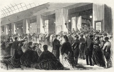 Bank - Societe Generale - issuance of five and two francs - 1871