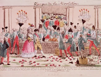 Banquet given on October 1st 1789, by the King