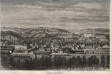Bar-le-Duc - Department of the Meuse - Engraving in 
