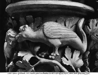 Basilisk (capital from Cathedral of Notre Dame at Reims)