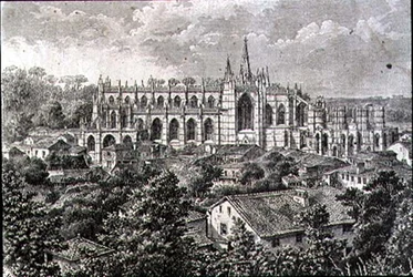 Batalha Monastery in the 1860s