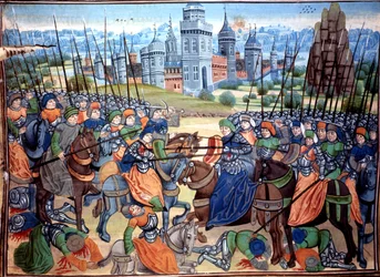 Battle of the Crusaders and Pagan Troops Near the City of Aleppo, c.1464