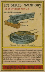 Beautiful Inventions Card, Rail Lines