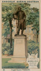 Berlioz, Musician, 1803-1869, Erected Square Vintimille