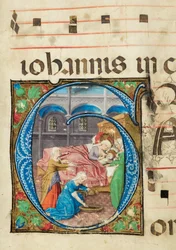 Birth of the Virgin, Gradual, f.76