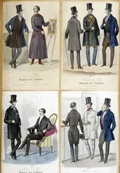 Boards illustrating men