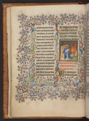 Book of Hours, Add MS 32454 f.9v, France