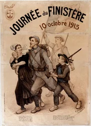 Breton Soldier and His Family - Poster for 