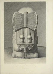 Bust of an Aztec Priestess, illustration from 