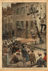 By Order of the Mayor of Reims, Charles Arnould, Engraving in "Le Pelerin" 24/06/1900. Selva Collection.