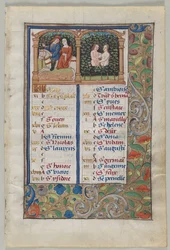 Calendar Page for May (Recto), c.1510